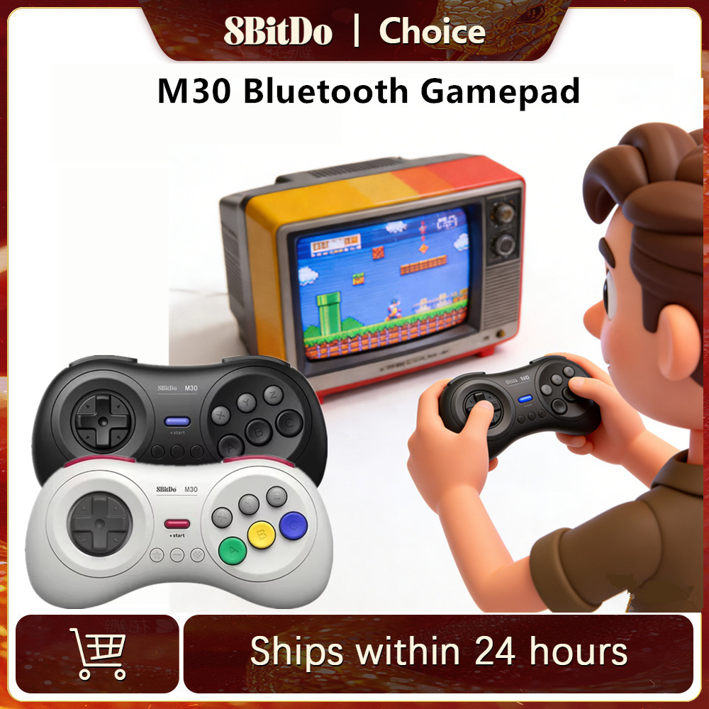 Smart Home Raspberry Pi - คอนโทรลเลอร์บลูทูธ 8Bitdo M30 สำหรับ Nintendo Switch,