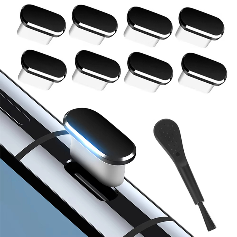 Smart Home Xiaomi Kit - ปลั๊กกันฝุ่นสำหรับโทรศัพท์ Type C พร้อมแปรงทำความสะอาด 5 ชิ้น