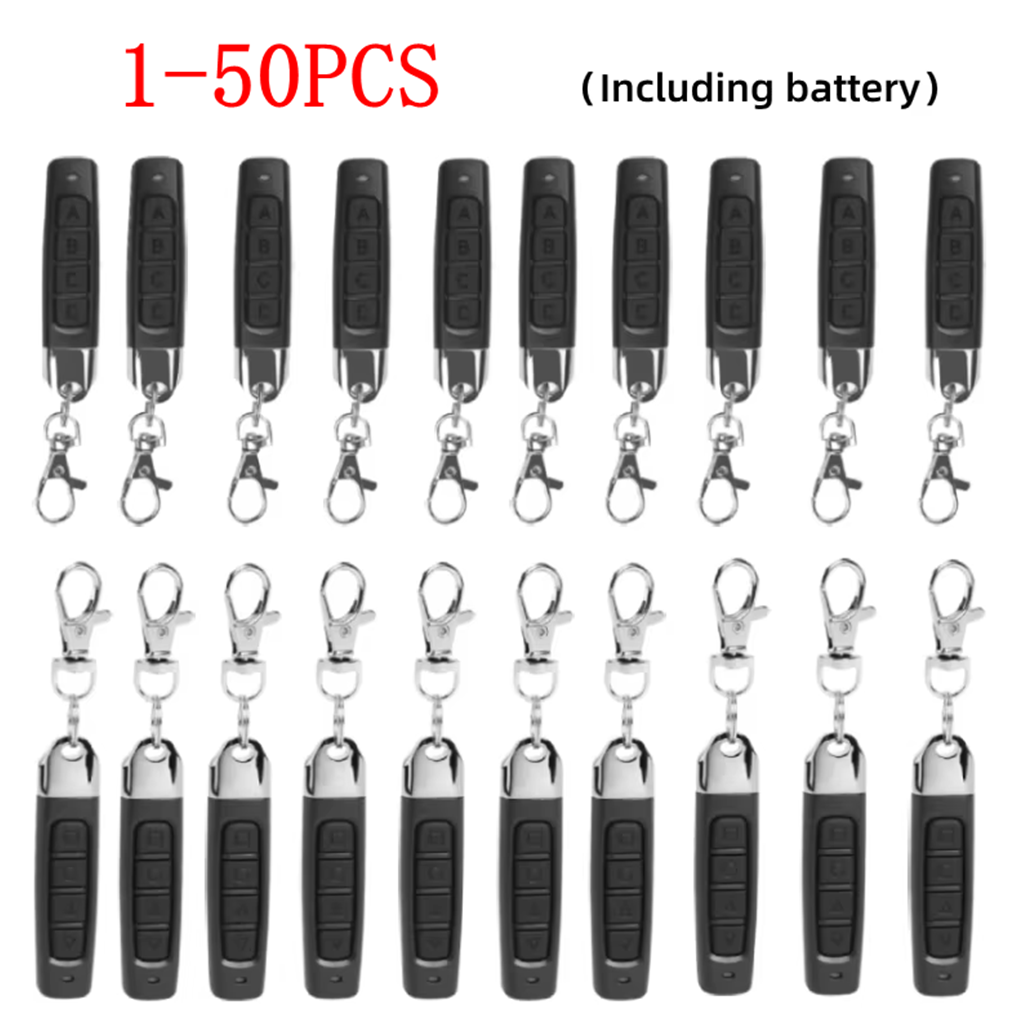 Smart Garage Door Opener - 1-50PCS 433mhz รีโมทคอนโทรล Duplicator Universal Remote