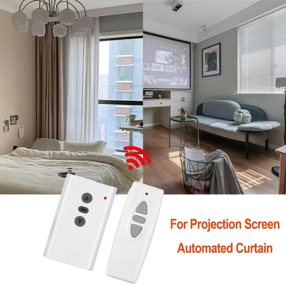 Universal Remote Smart Home - ระบบสวิตช์ควบคุมระยะไกลไร้สายดิจิตอลอัจฉริยะ Home Assistant AC 220V สำหรับจอโปรเจคเตอร์/ประตูโรงรถ/ม่าน