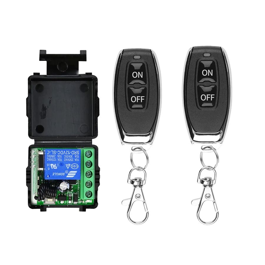 Smart Garage Door Opener - รีโมทคอนโทรลประตูอเนกประสงค์ RF 433Mhz สวิตช์รีเลย์ 10A ตัวรับสัญญาณขนาดเล็ก