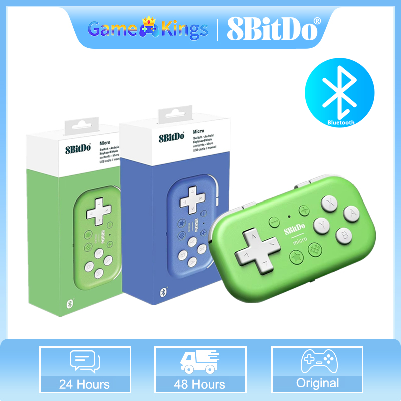 Smart Home Raspberry Pi - 8BitDo Micro คอนโทรลเลอร์เกมแบบพกพาขนาดเล็ก รองรับบลูทูธ สำหรับ Nintendo