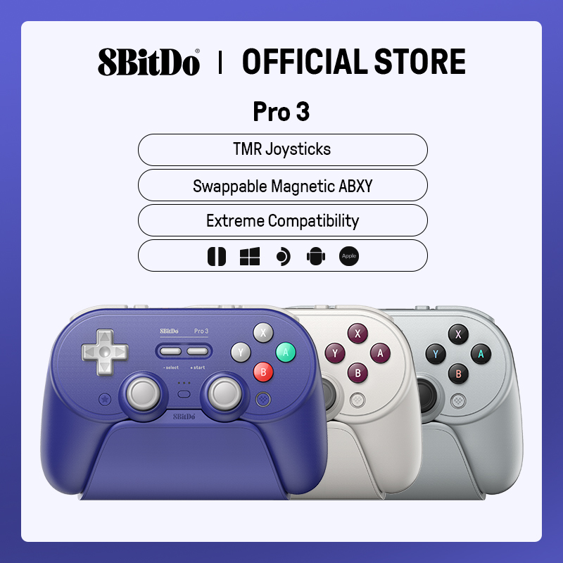 Smart Home Raspberry Pi - 8BitDo Pro 3 คอนโทรลเลอร์เกมไร้สายสําหรับสวิตช์ 1/2 Windows,