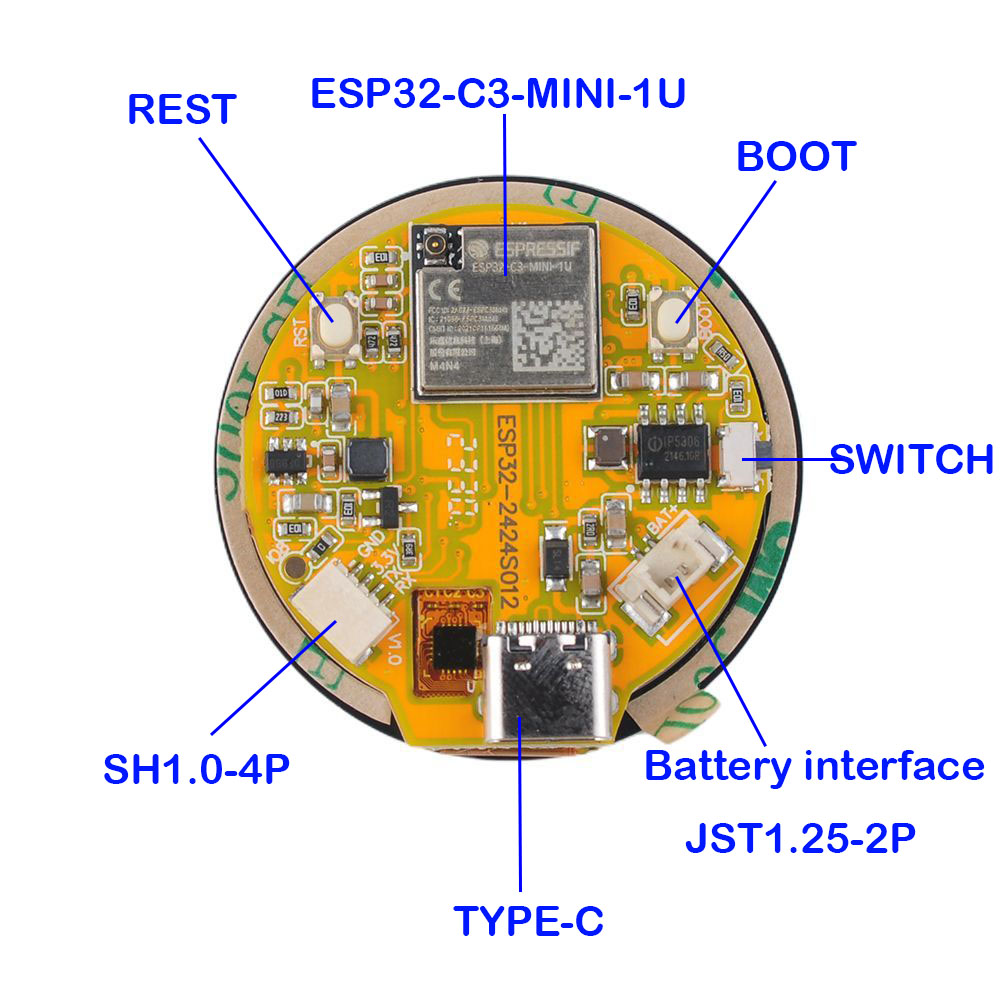 จอแสดงผล ESP32 1.28นิ้ว ESP32- - Smart Home Certification บทวิจารณ์และราคา
