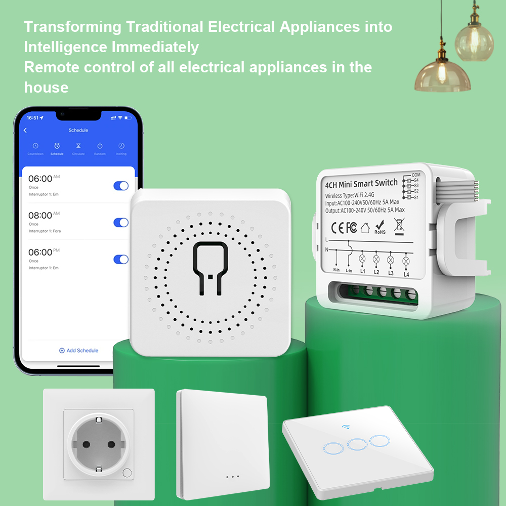 สวิตช์อัจฉริยะ Tuya WiFi 1/2/3 - Smart Home Certification บทวิจารณ์และราคา