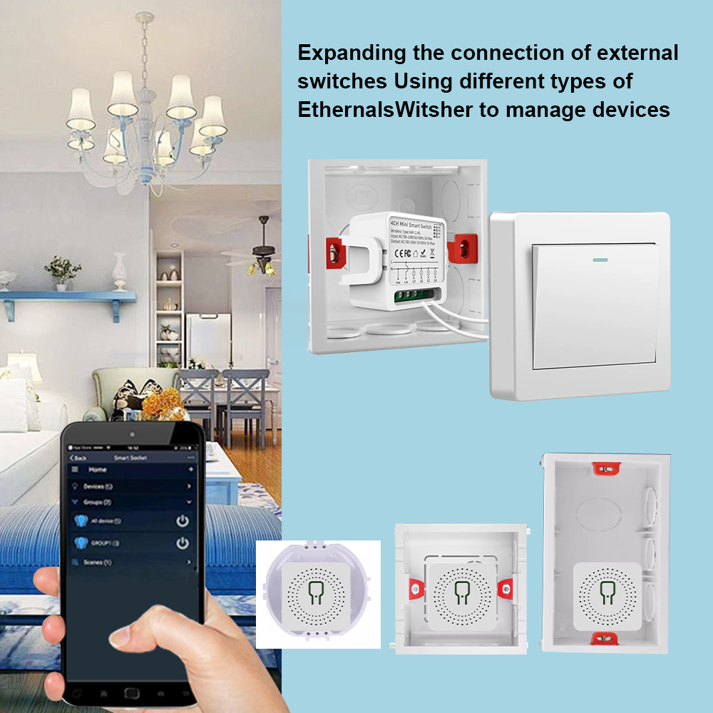 สวิตช์อัจฉริยะ Tuya WiFi 1/2/3 - Smart Home Certification บทวิจารณ์และราคา