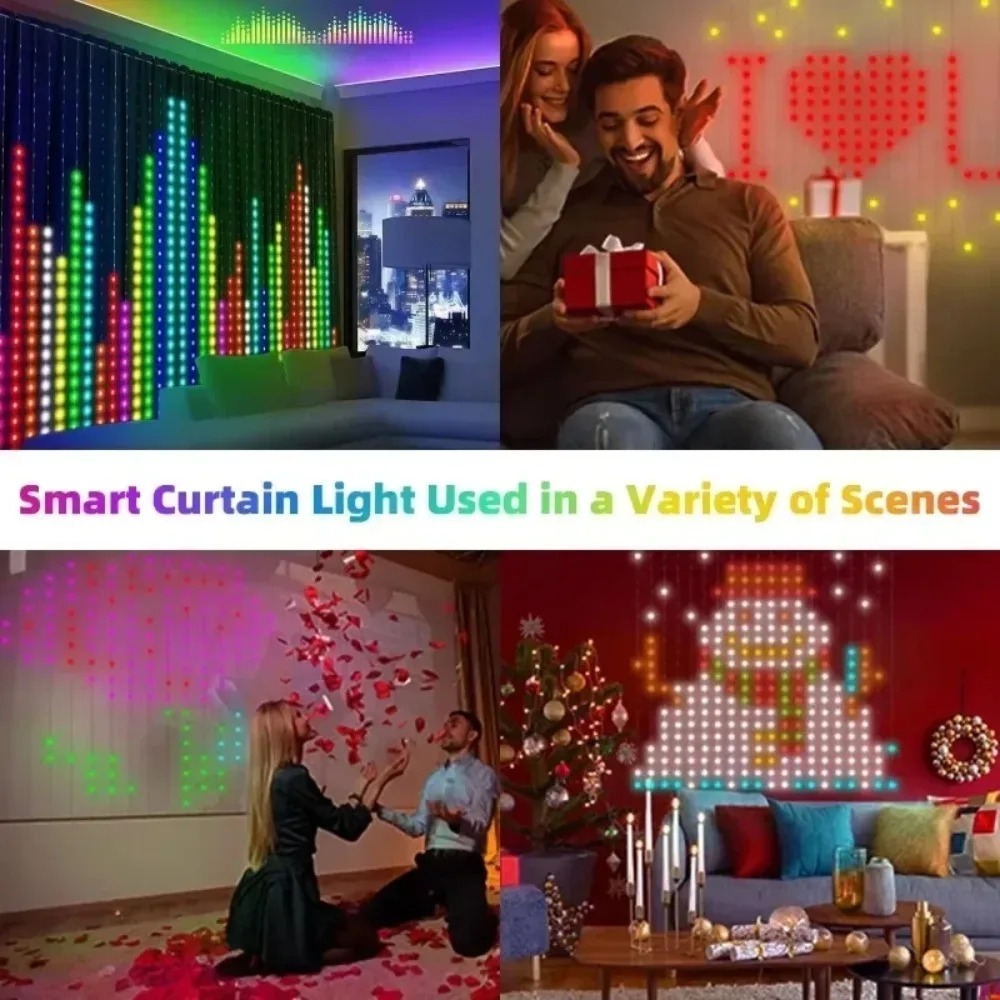 ไฟม่านพิกเซล LED ควบคุมผ่านแอป - Smart Home Lighting Control บทวิจารณ์และราคา