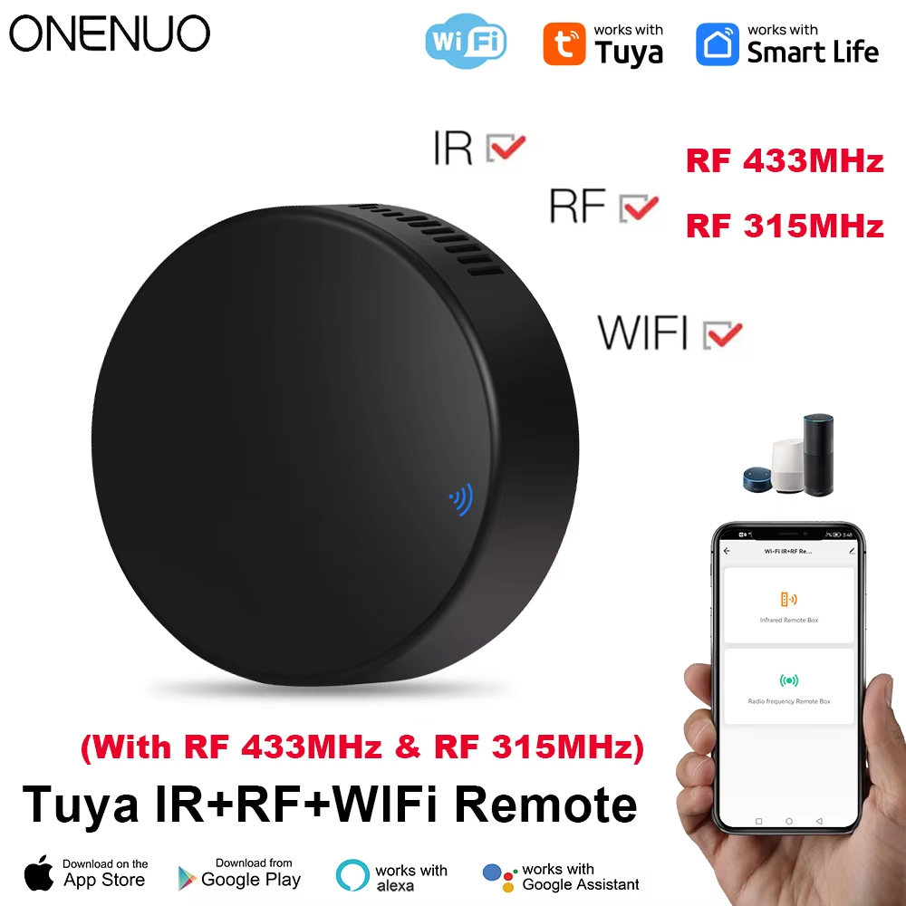 Tuya WiFi RF IR รีโมทคอนโทรล 4 - Universal Remote Smart Home บทวิจารณ์และราคา