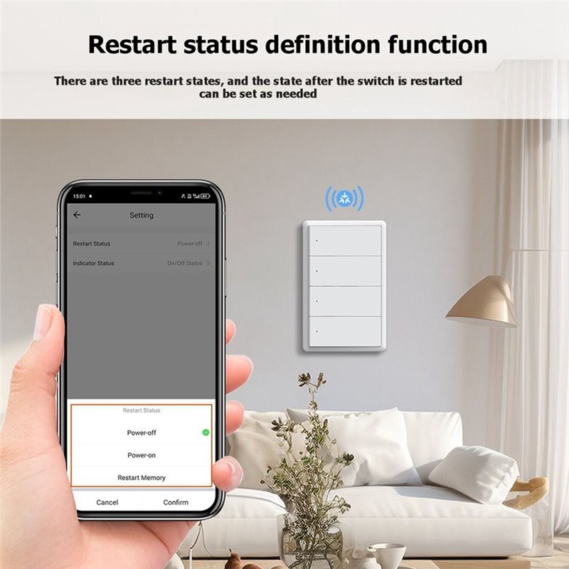 สวิตช์ไฟอัจฉริยะ IALJ-Tuya รอง - Smart Home Lighting Control บทวิจารณ์และราคา