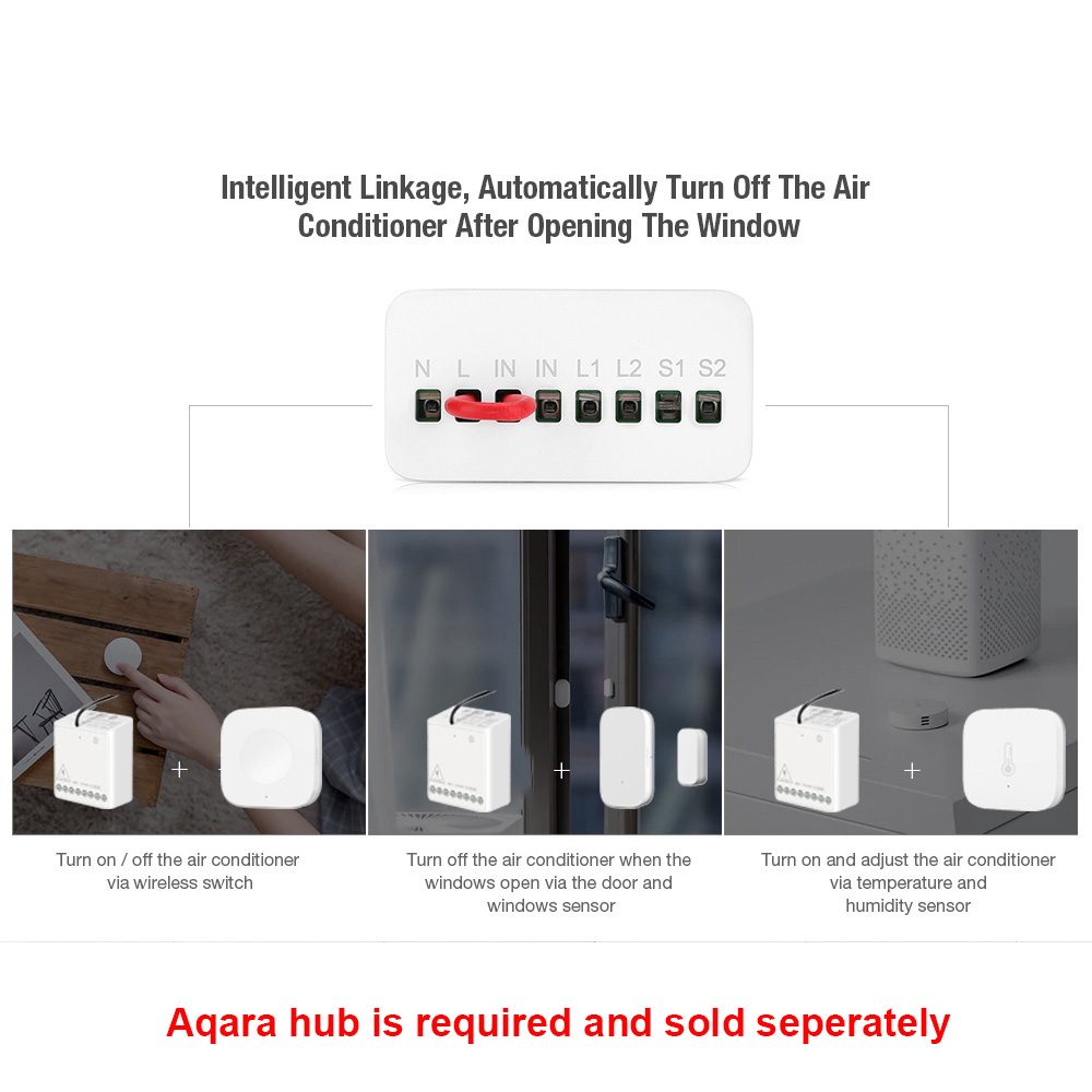 โมดูลควบคุมอัจฉริยะ Aqara แบบส - Smart Home Xiaomi Kit บทวิจารณ์และราคา
