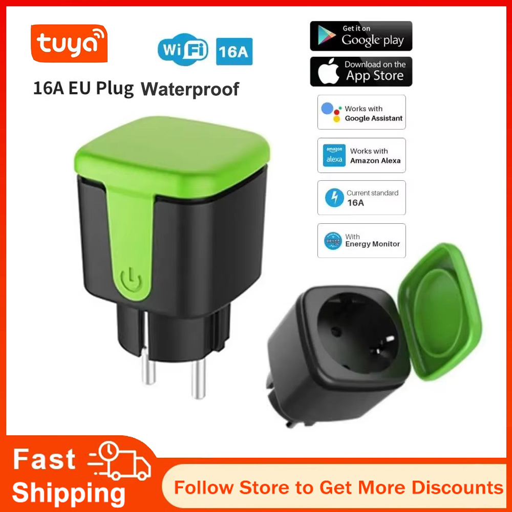 ปลั๊กไฟอัจฉริยะ Tuya EU 16A Wi - Smart Home Certification บทวิจารณ์และราคา