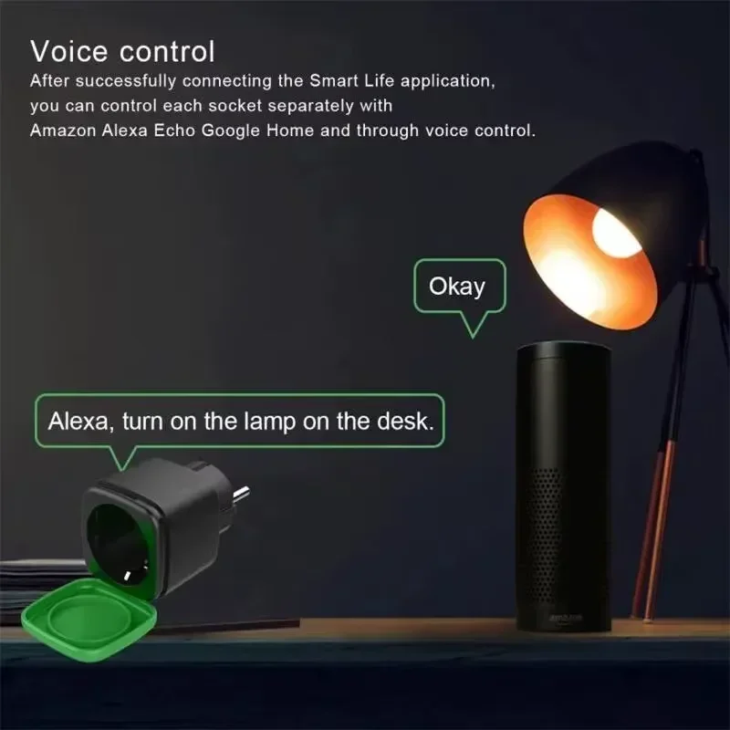 ปลั๊กไฟอัจฉริยะ Tuya EU 16A Wi - Smart Home Certification บทวิจารณ์และราคา