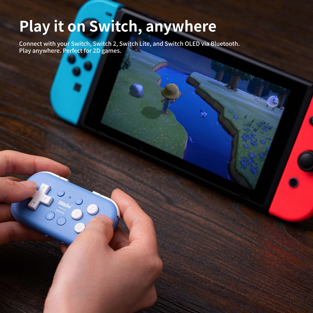8BitDo Micro คอนโทรลเลอร์เกมแบ - Smart Home Raspberry Pi บทวิจารณ์และราคา