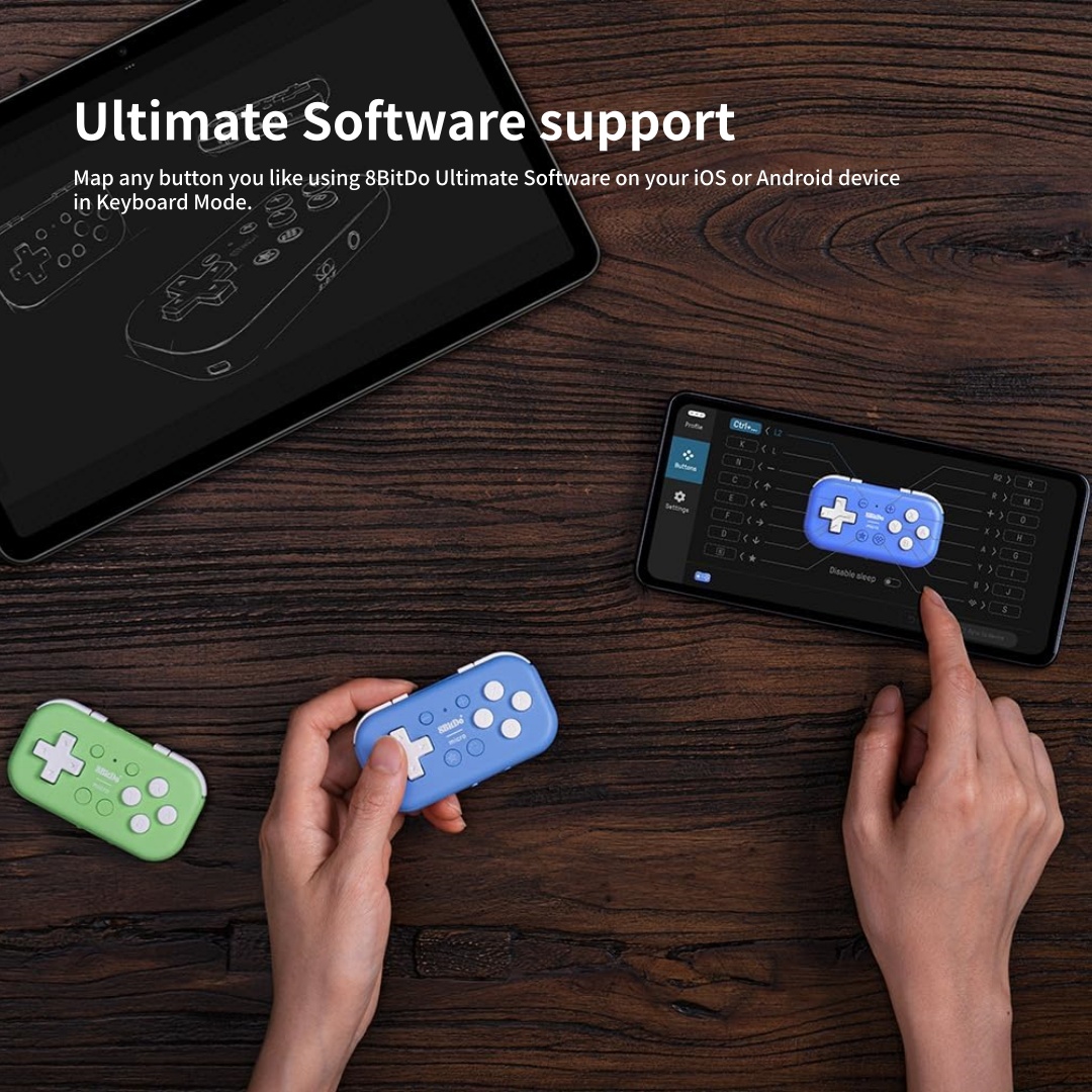 8BitDo Micro คอนโทรลเลอร์เกมแบ - Smart Home Raspberry Pi บทวิจารณ์และราคา