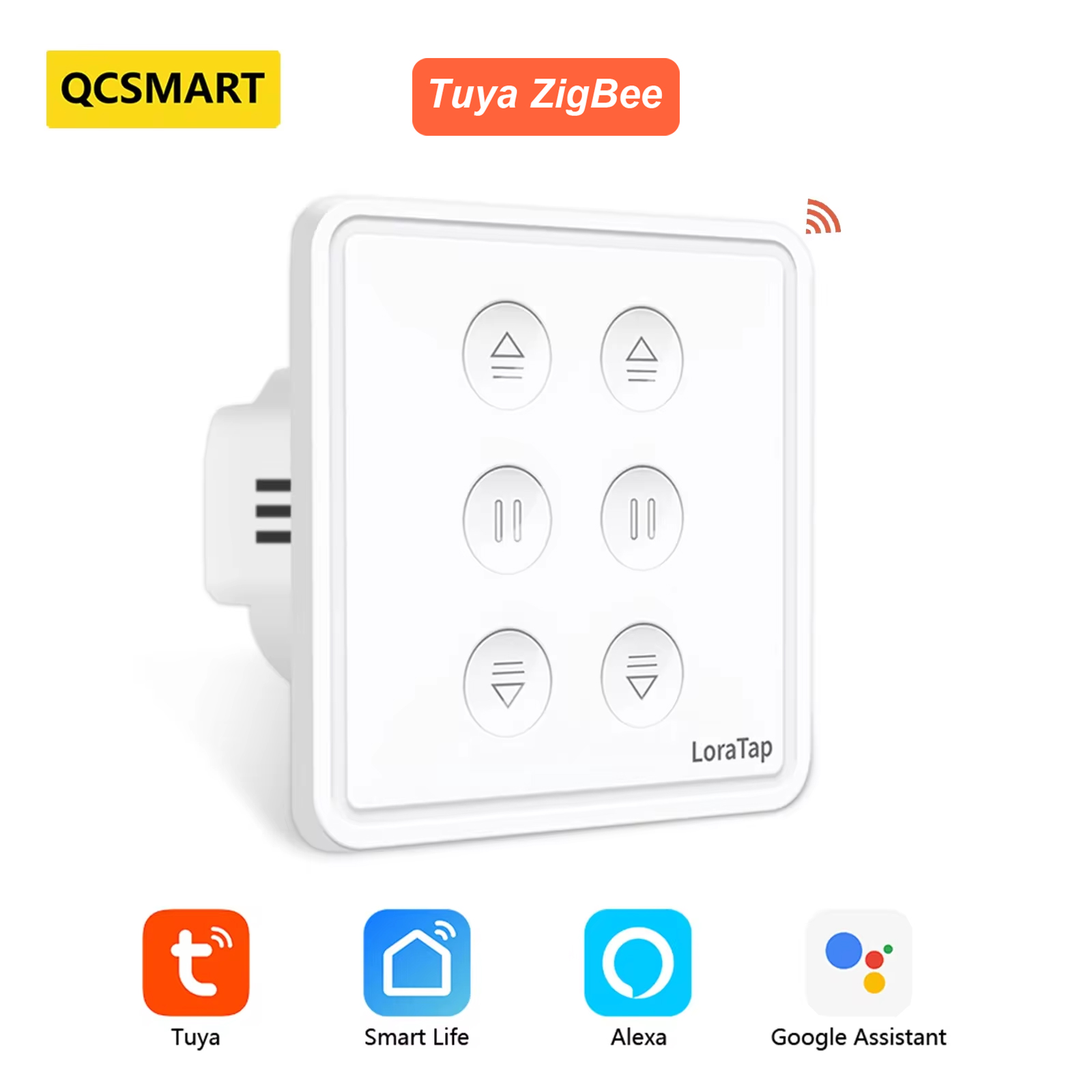 QCSMART Tuya Smart Life EU Zig - Universal Remote Smart Home บทวิจารณ์และราคา