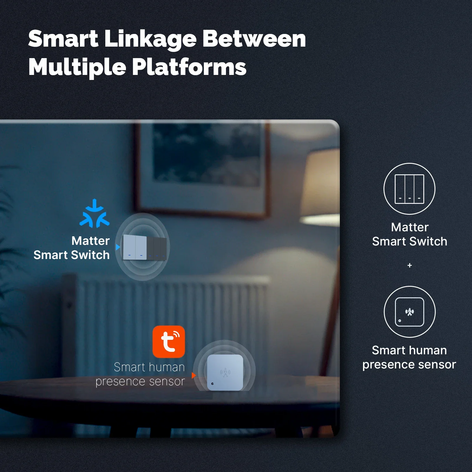 MOES Matter Tuya WiFi สวิตช์ไฟ - Smart Home Lighting Control บทวิจารณ์และราคา